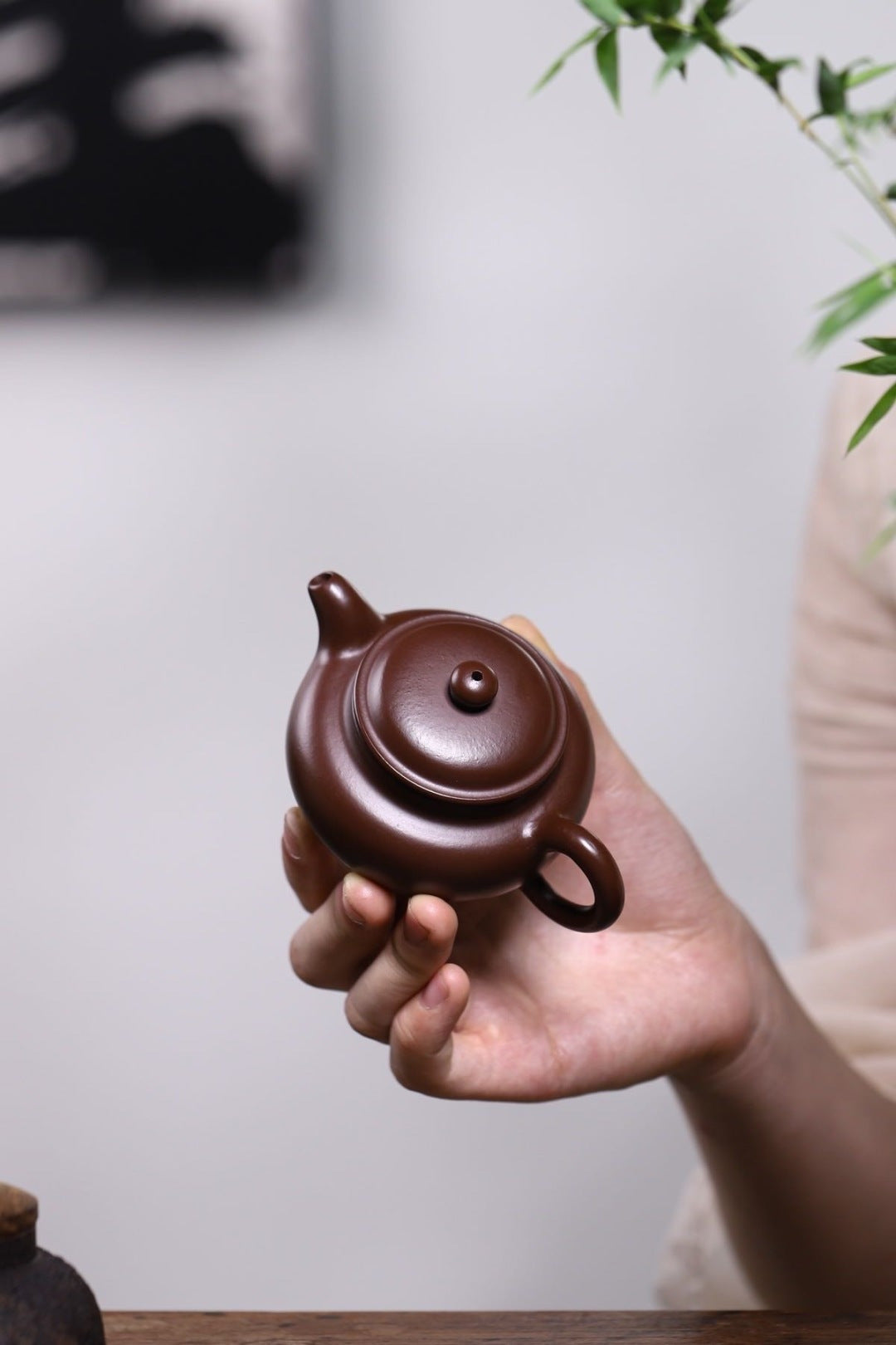 【小仿古】·紫朱泥·容量130cc·网孔出水