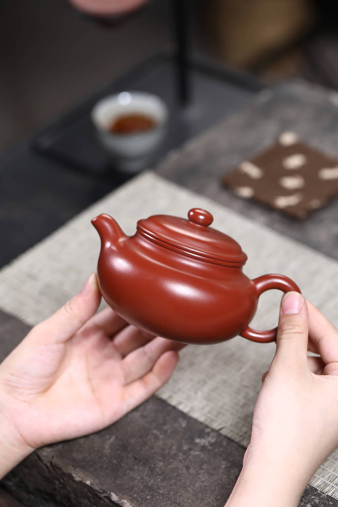 『仿古』300cc 大红袍泥料 泥料温润如玉 易泡养