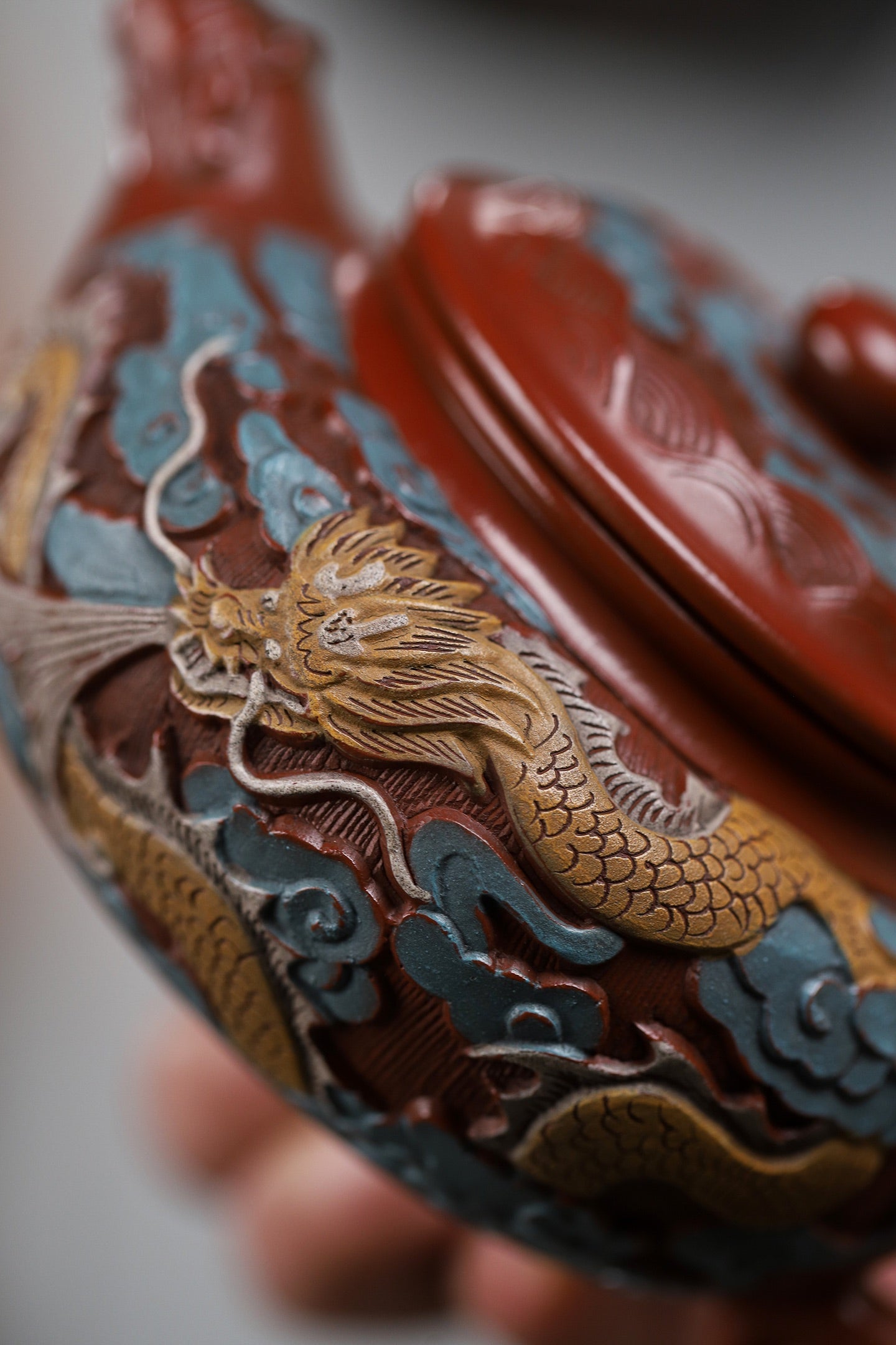 浮雕仿古【作者】国家级工艺美术师杨军保 顾景舟徒弟【泥料】优质大红袍