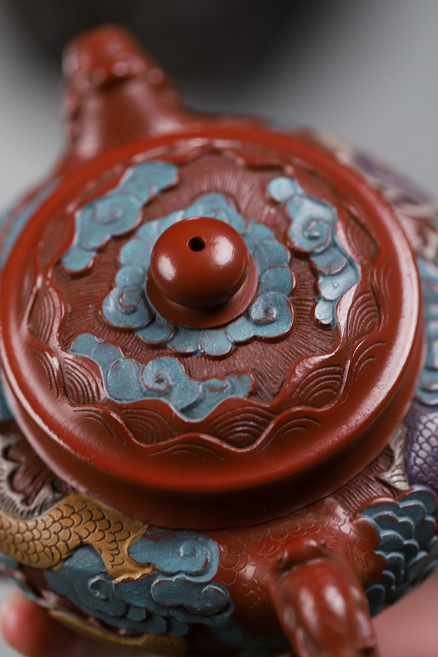 浮雕仿古【作者】国家级工艺美术师杨军保 顾景舟徒弟【泥料】优质大红袍
