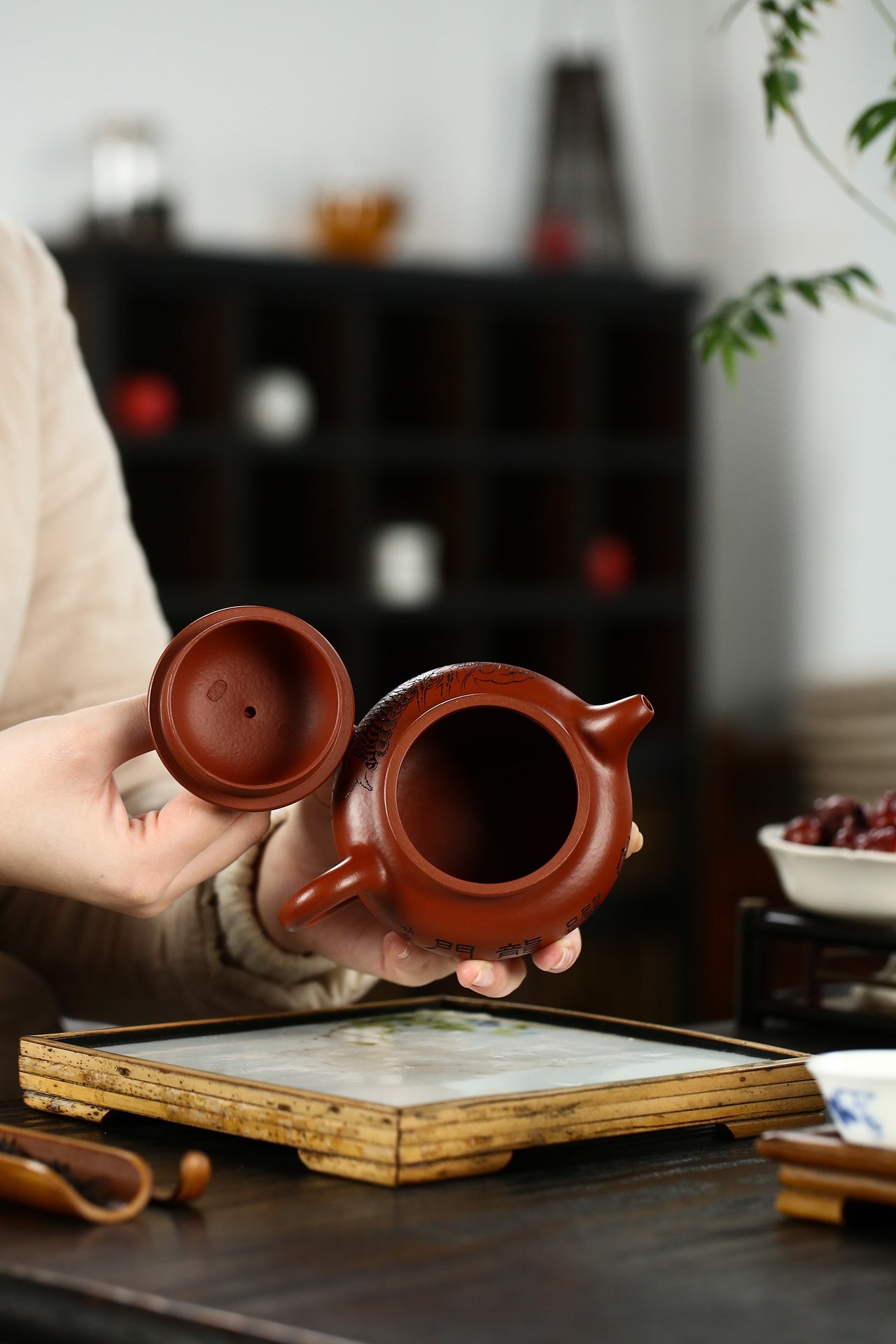 国工推荐【仿古】原矿大红袍 260cc 作者 周曙峰，国家级工艺美术师