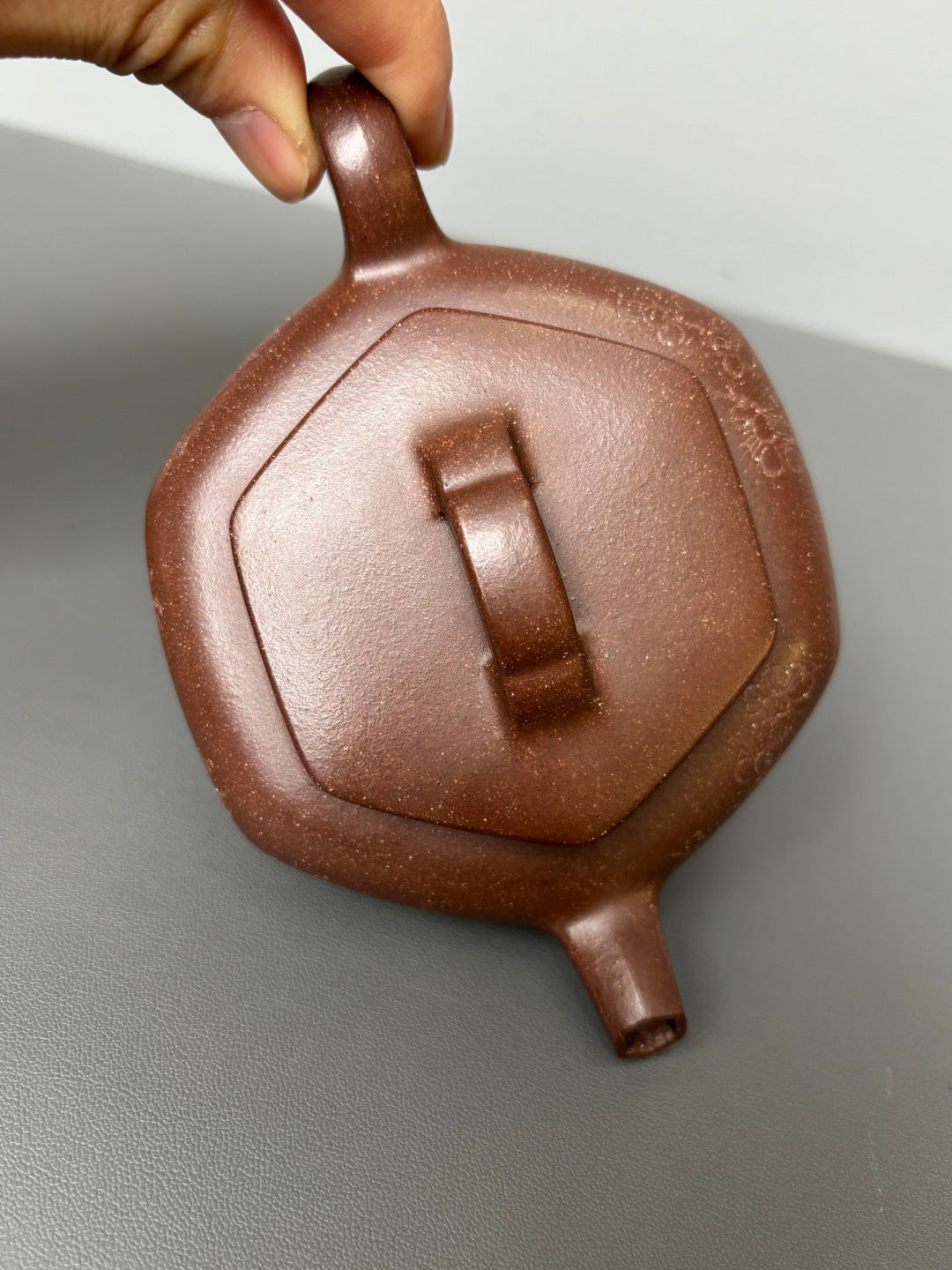 著名方器巨匠·耿浩制《六度壶》藏值无量原矿极品羊山角紫泥·180cc