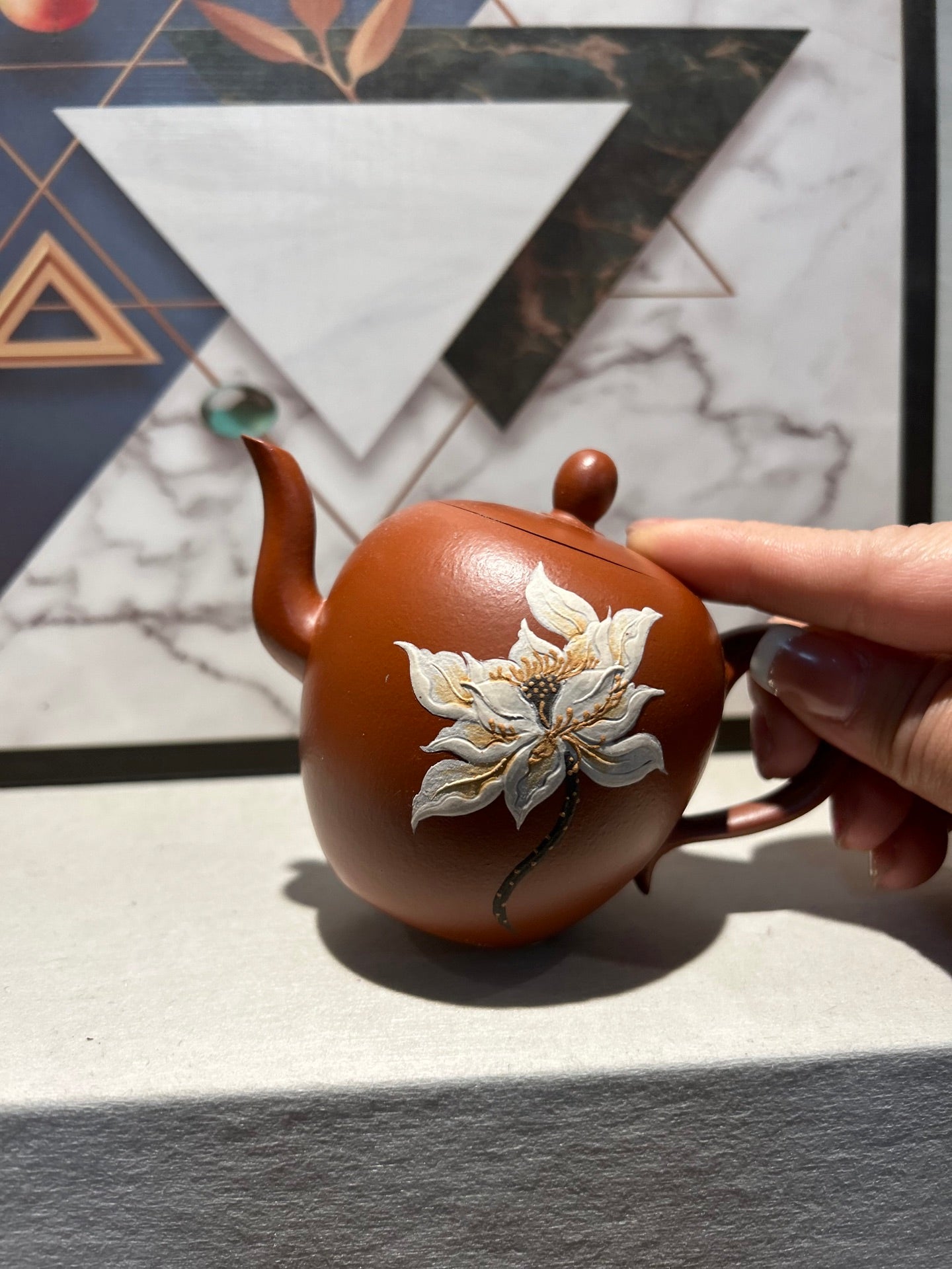 美人肩 朱泥170cc 不染