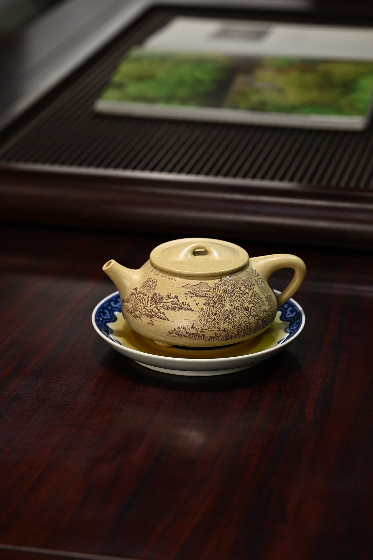 景舟石瓢·全手工 正高工许学芳作品  容量360cc 本山绿泥