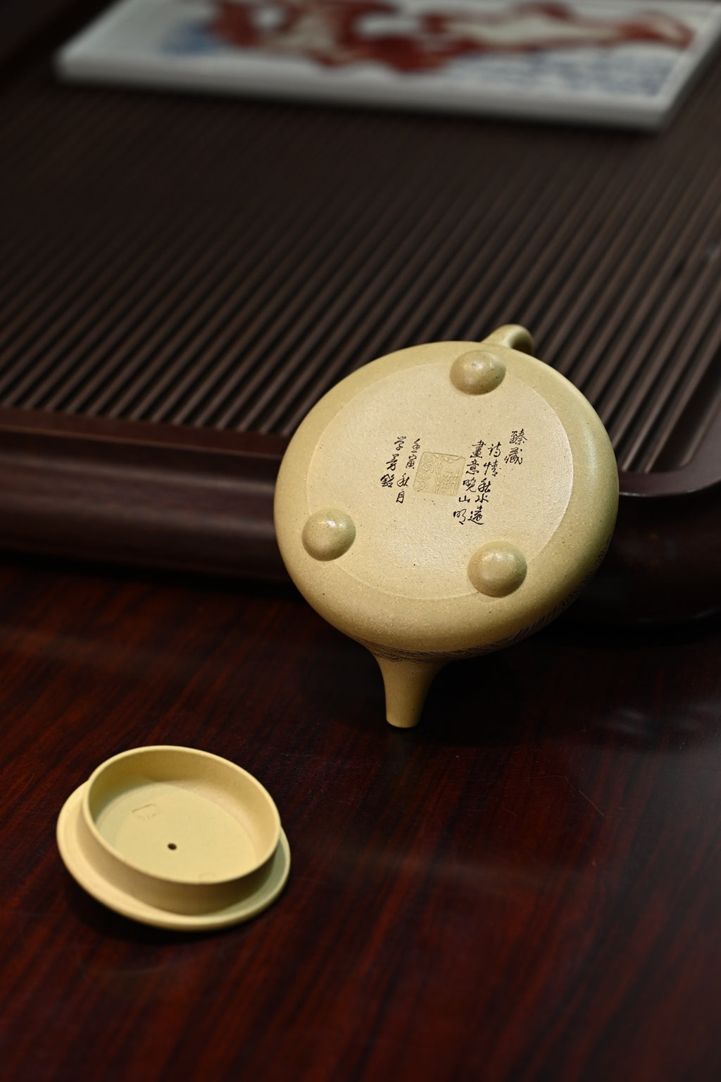 景舟石瓢·全手工 正高工许学芳作品  容量360cc 本山绿泥