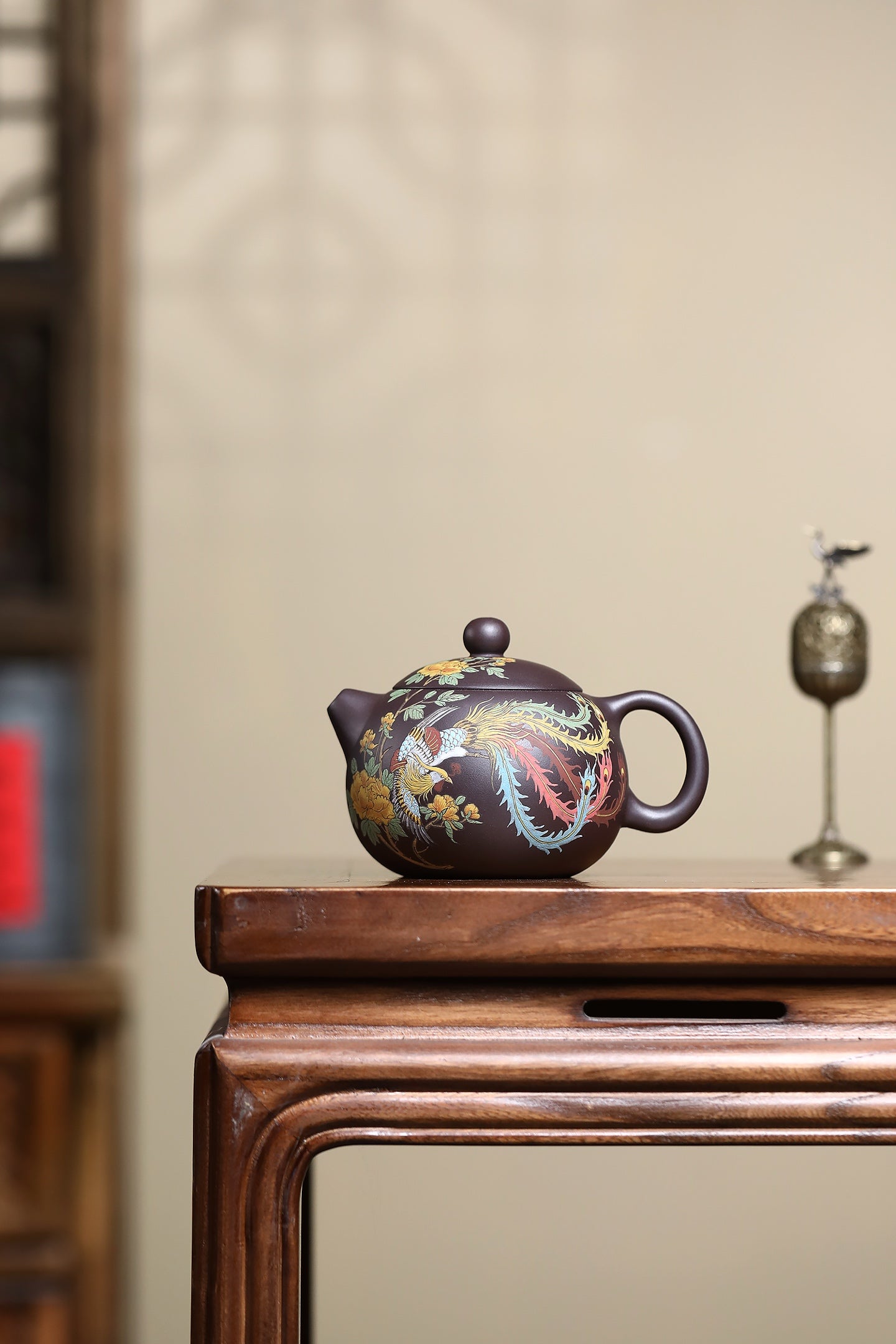 研高经典之作【西施套组】 极品紫茄泥 260cc 韩小虎 研究员级高级工艺美术师