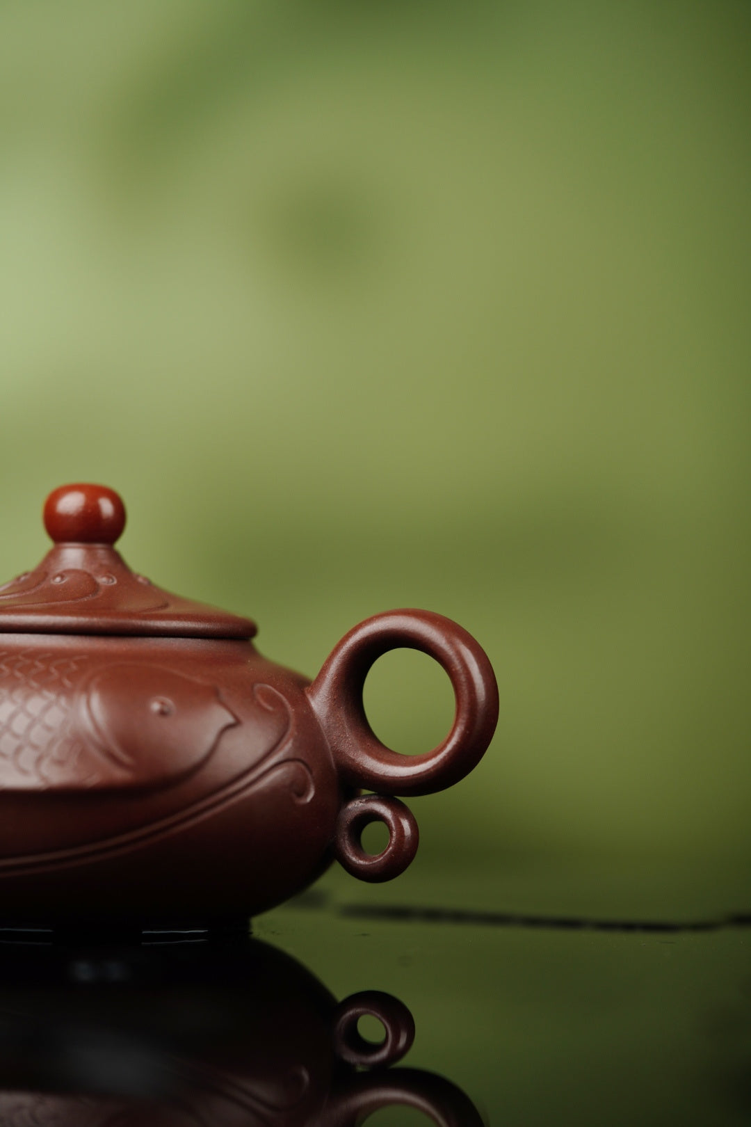 邱爽 | 范泽锋高徒·省大师紫砂潜力重器【年年有余壶】原矿优质老紫泥·220cc