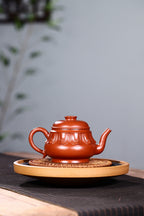 省大师潘春芳关门弟子许冠新老师独家新品【紫玉梵音】290cc朱泥精制难度颇高