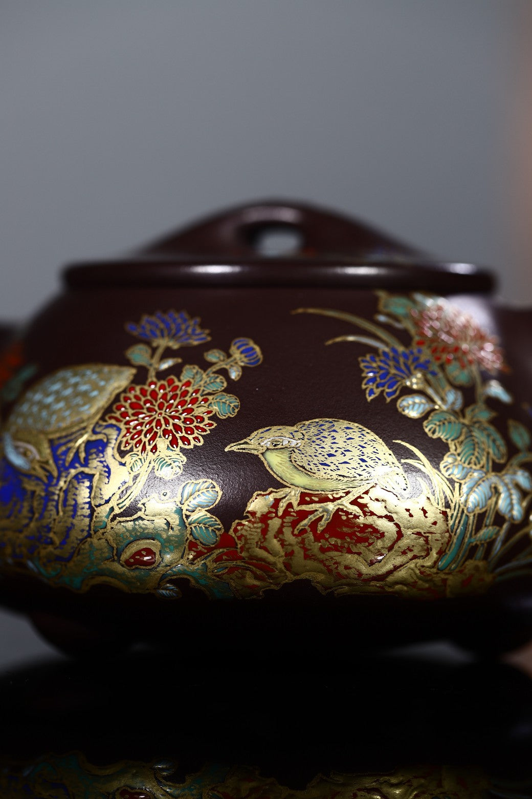 中国陶瓷艺术大师张正海老师装饰新品【安居乐业】270cc