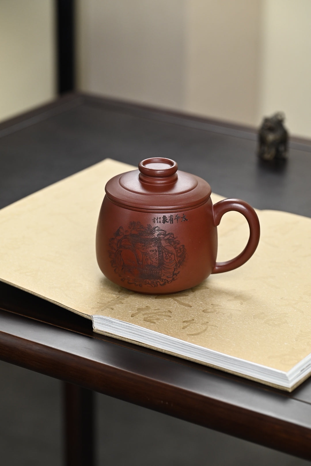 新品·盖杯·底槽清·容量450cc·陈华军（国家级工艺美术师）