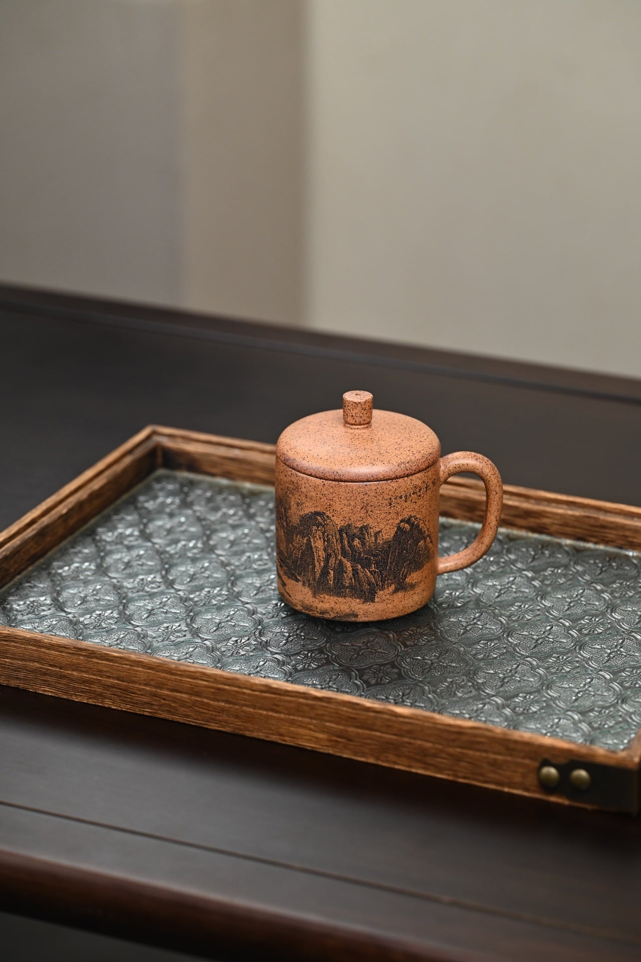 新品·盖杯·特高温龙骨金砂·容量200cc·陈华军（国家级工艺美术师）