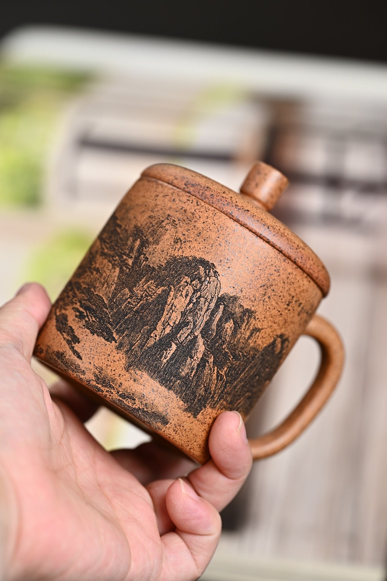 新品·盖杯·特高温龙骨金砂·容量200cc·陈华军（国家级工艺美术师）