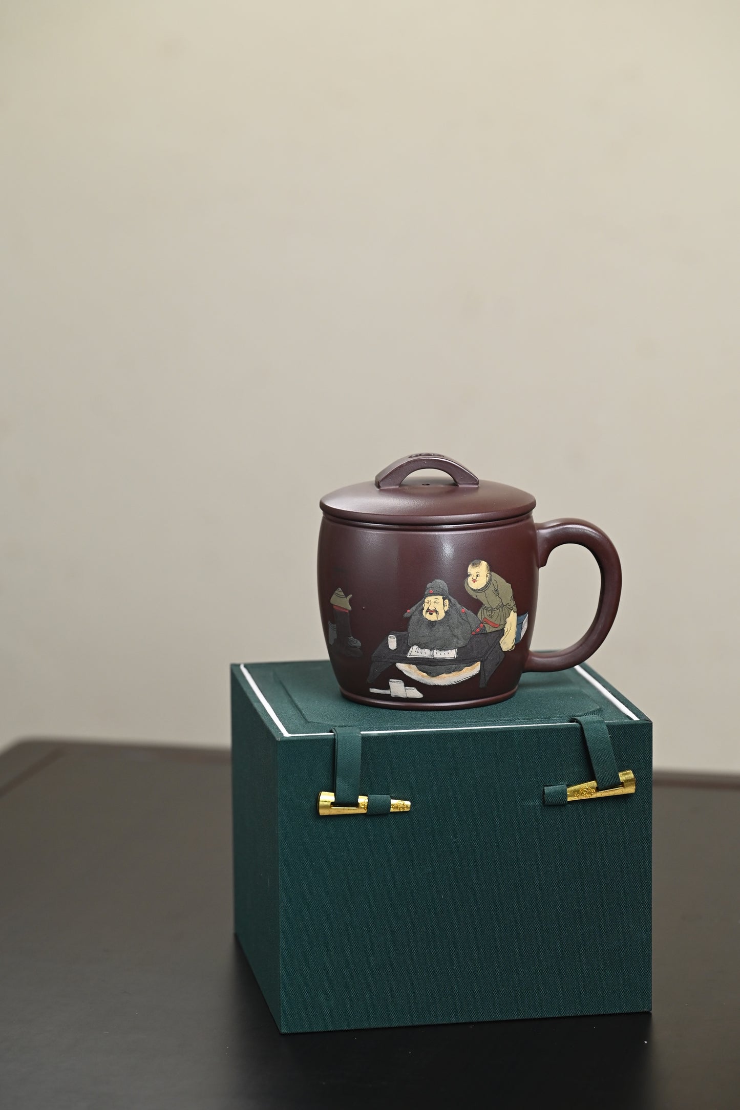 新品· 盖杯·一厂老紫泥·470cc