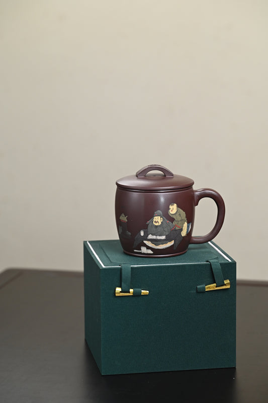 新品· 盖杯·一厂老紫泥·470cc