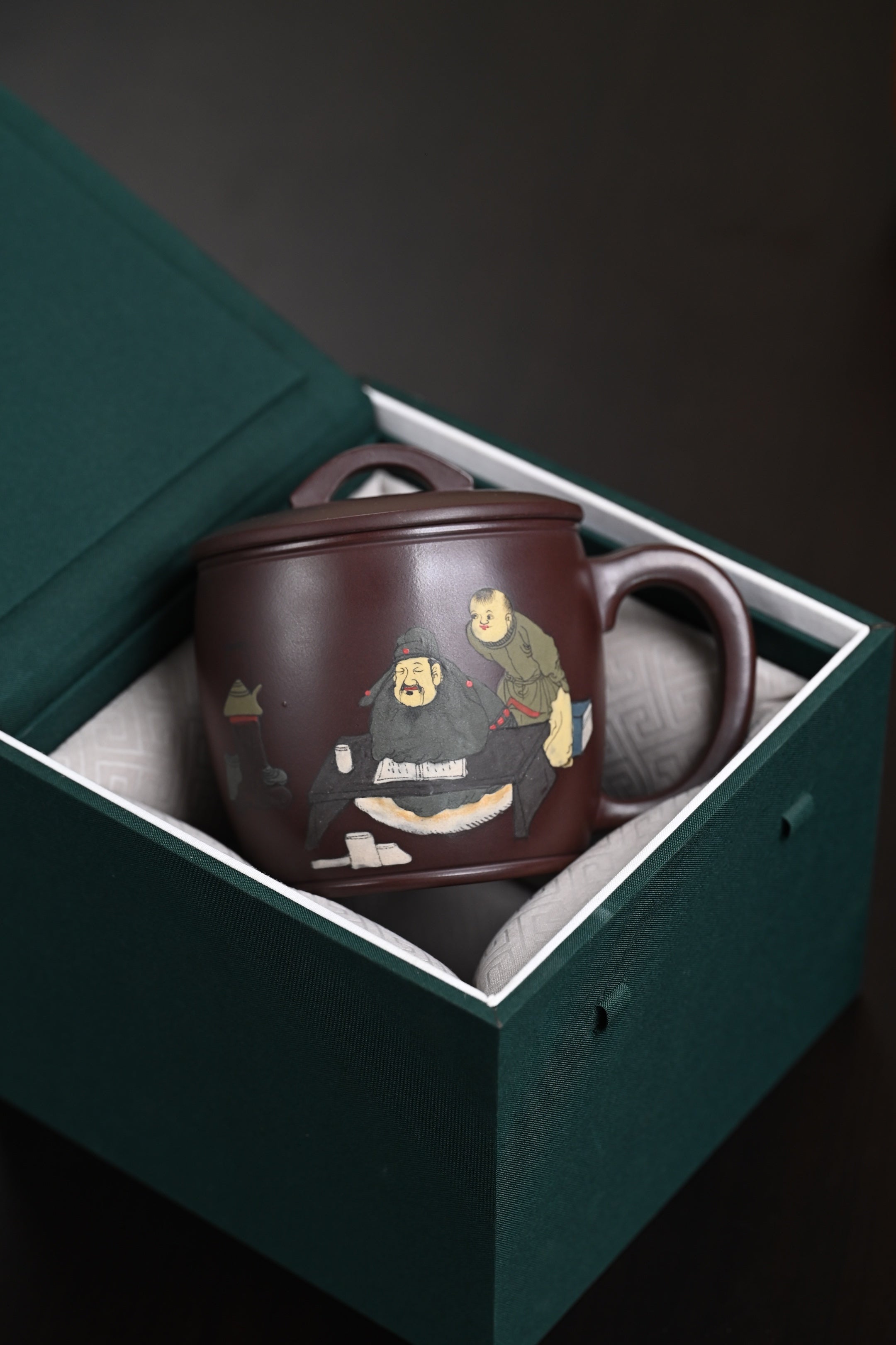 新品· 盖杯·一厂老紫泥·470cc