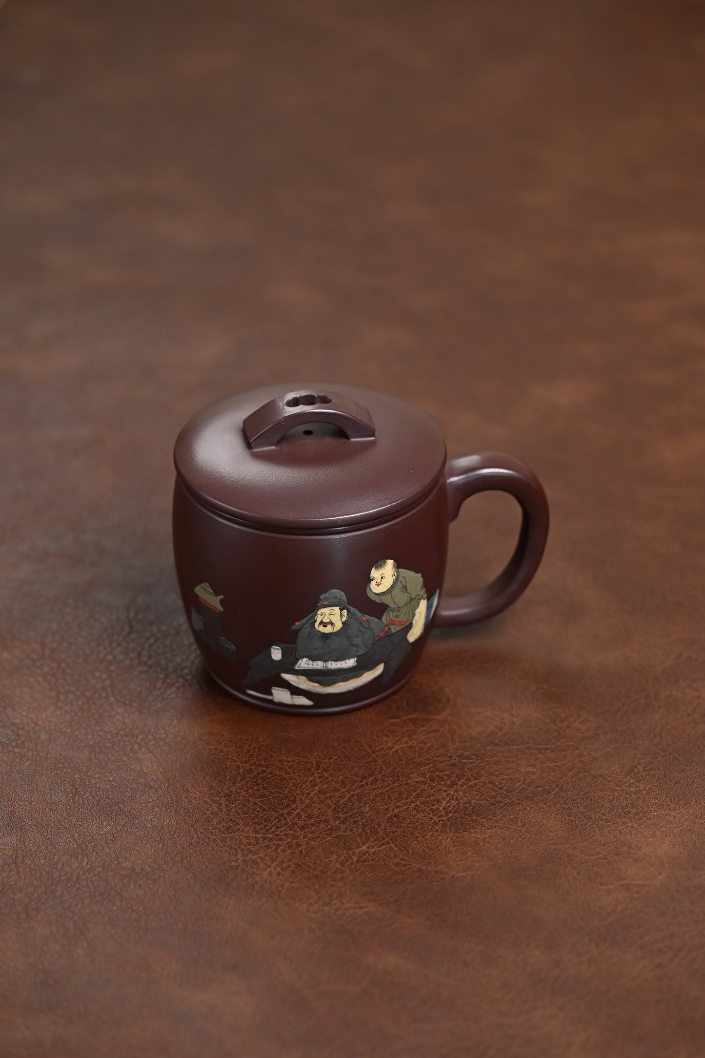 新品· 盖杯·一厂老紫泥·470cc