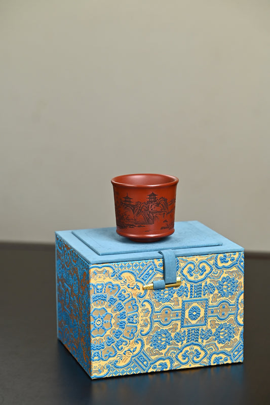 新品· 『主人杯』 极品皱皮朱泥·容量150cc（🈵️）