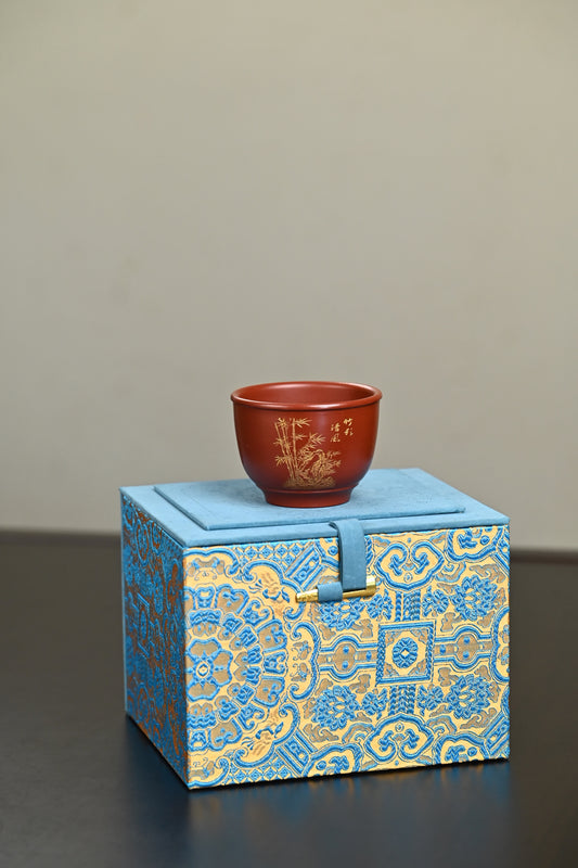 新品· 『主人杯』 极品皱皮朱泥·容量150cc（🈵️）