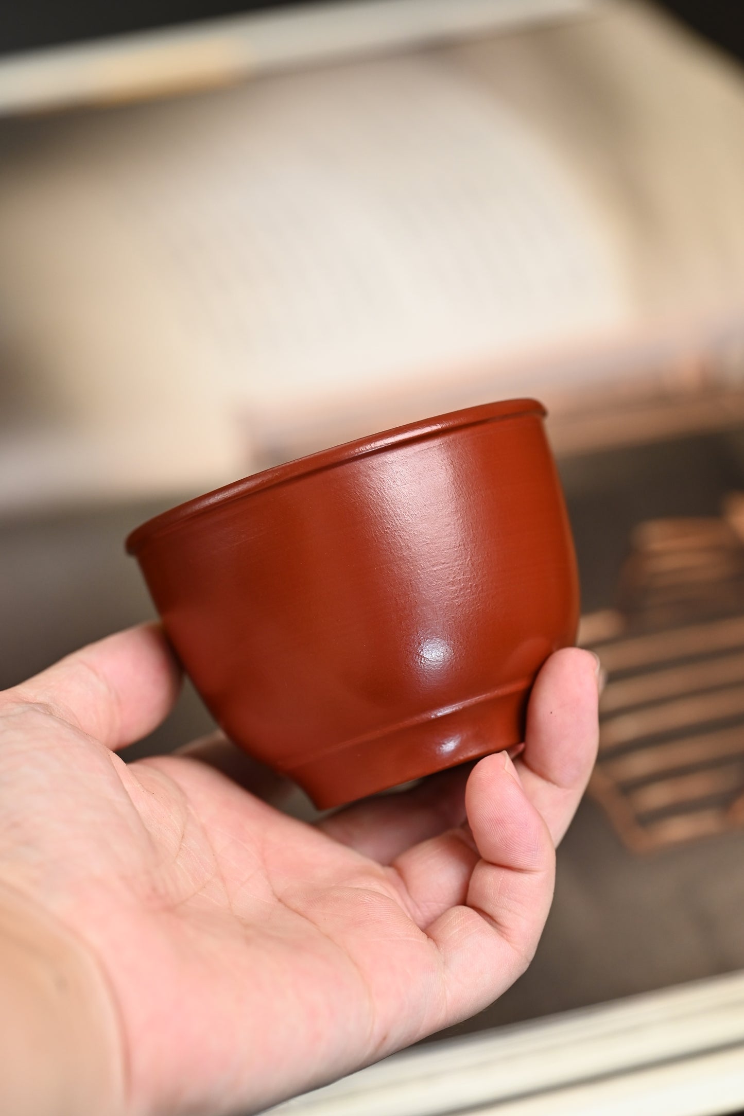 新品· 『主人杯』 极品皱皮朱泥·容量150cc（🈵️）