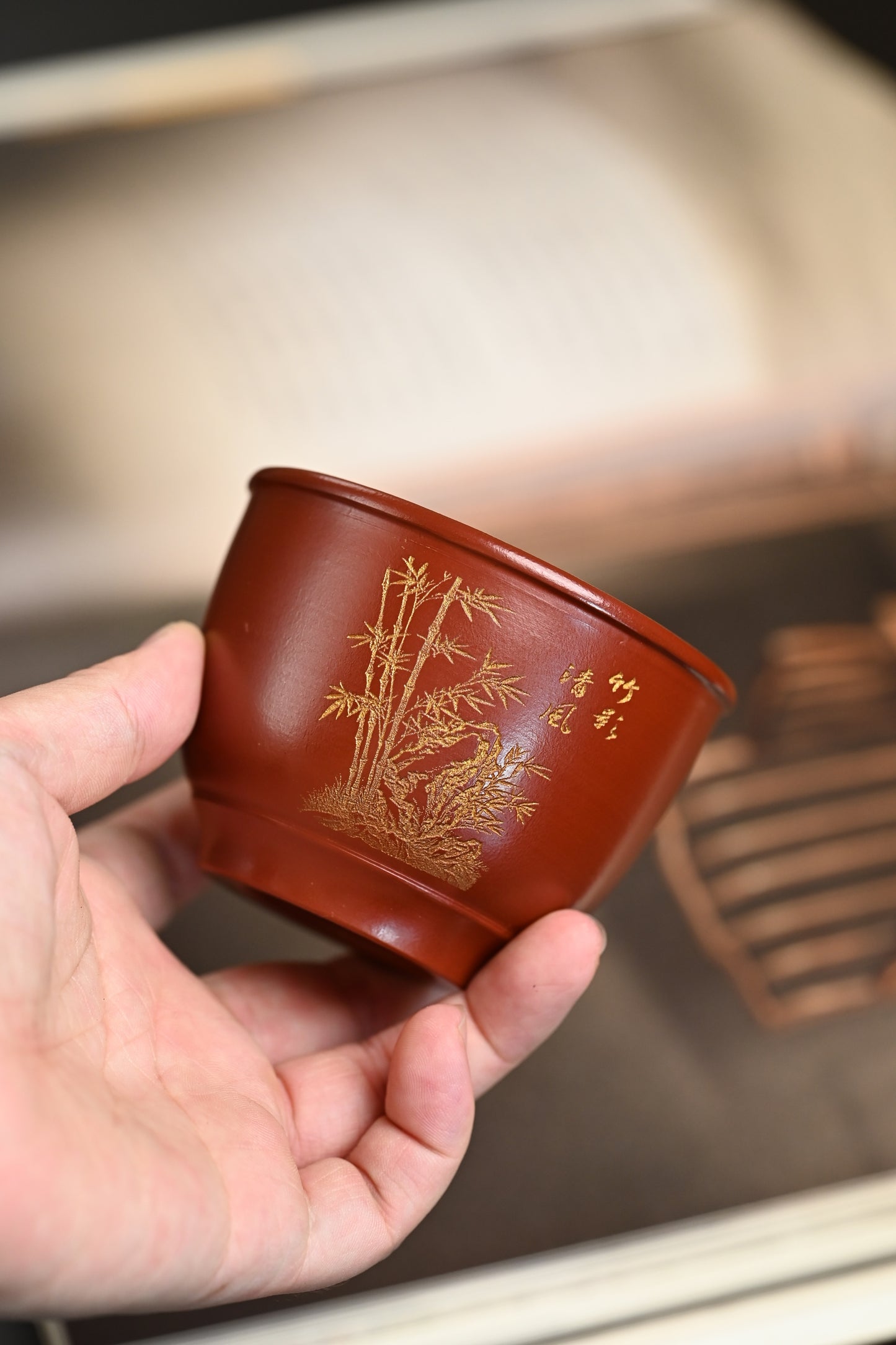 新品· 『主人杯』 极品皱皮朱泥·容量150cc（🈵️）