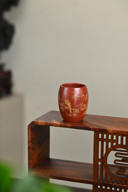 新品· 『主人杯』 极品皱皮朱泥·容量160cc（🈵️）