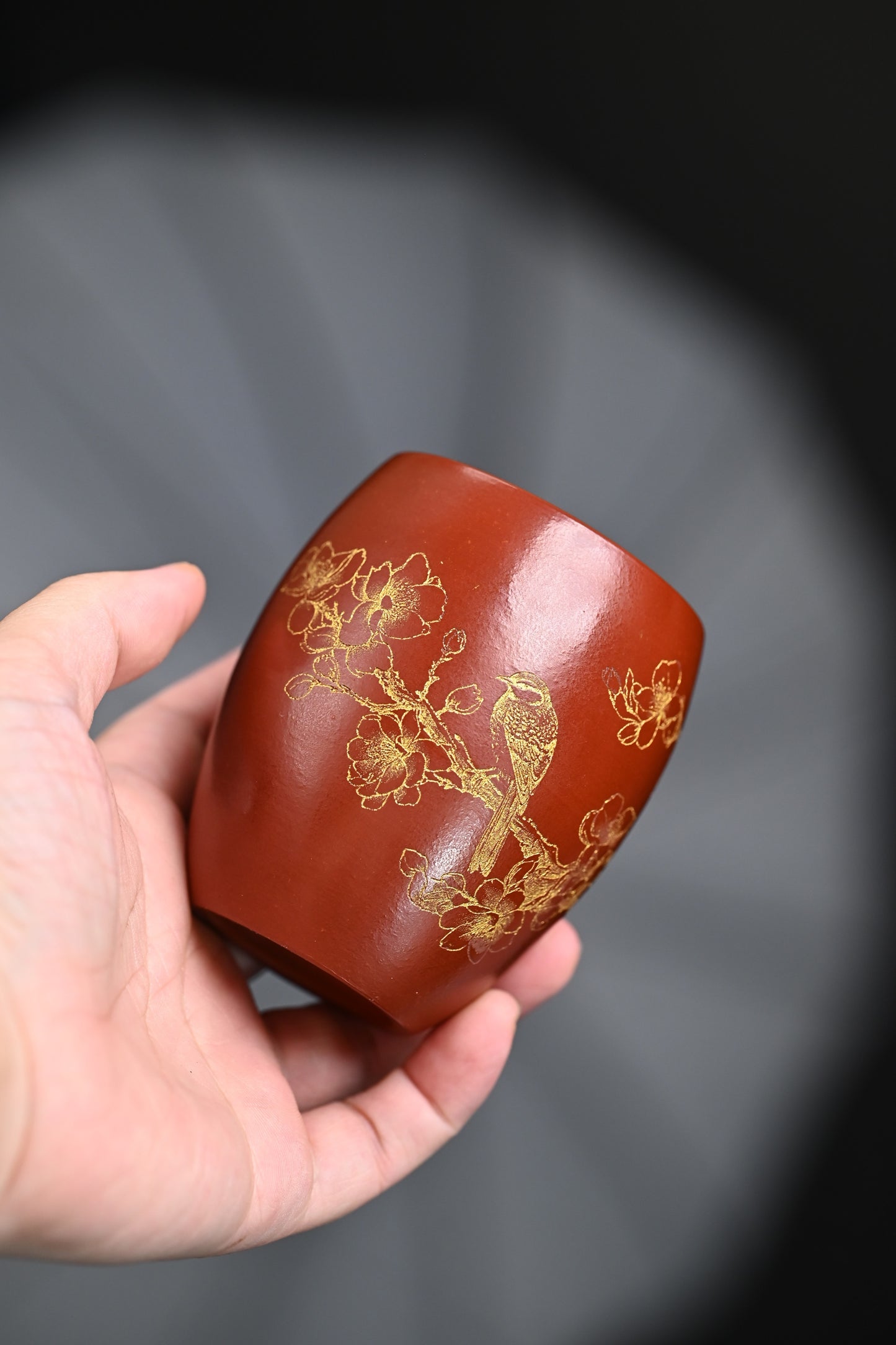 新品· 『主人杯』 极品皱皮朱泥·容量160cc（🈵️）