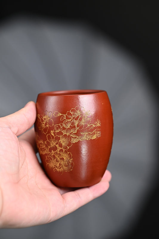 新品· 『主人杯』 极品皱皮朱泥·容量160cc（🈵️）