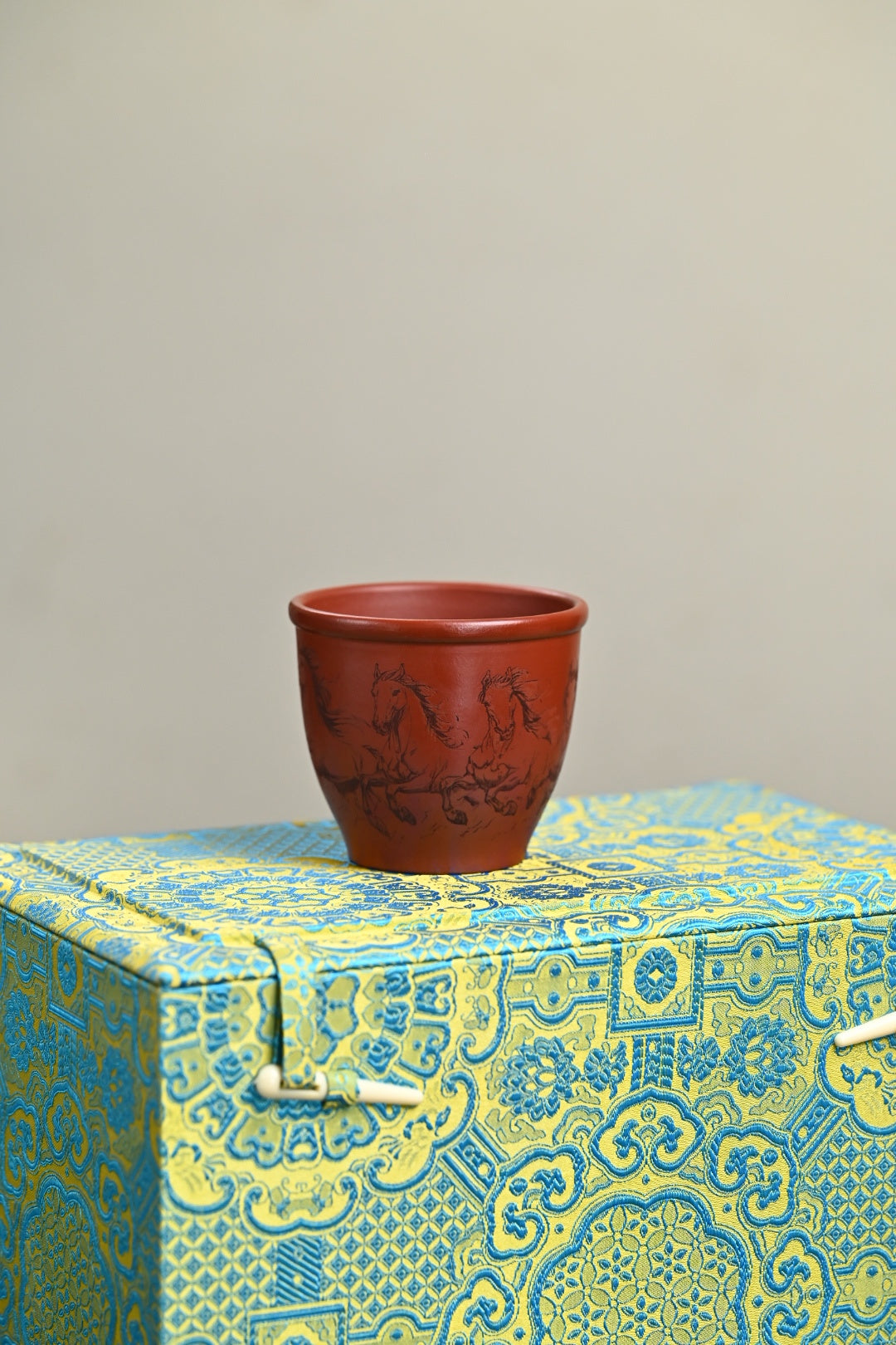 新品· 『主人杯』 极品皱皮朱泥·容量220cc（🈵️）