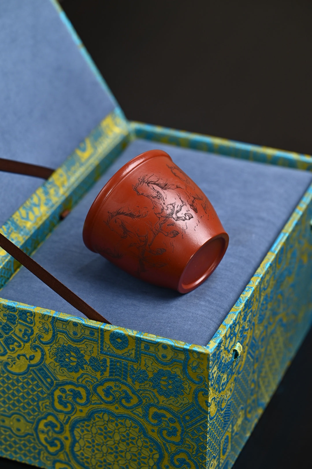 新品· 『主人杯』 极品皱皮朱泥·容量220cc（🈵️）