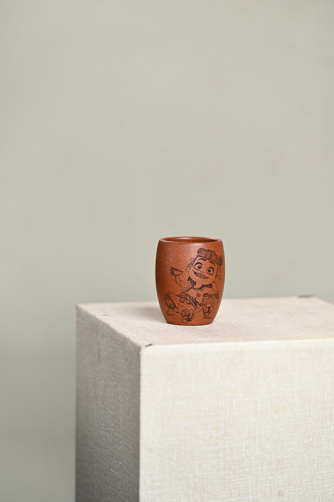 新品· 『主人杯』刻绘·哪吒 红降坡·容量130cc（🈵️）