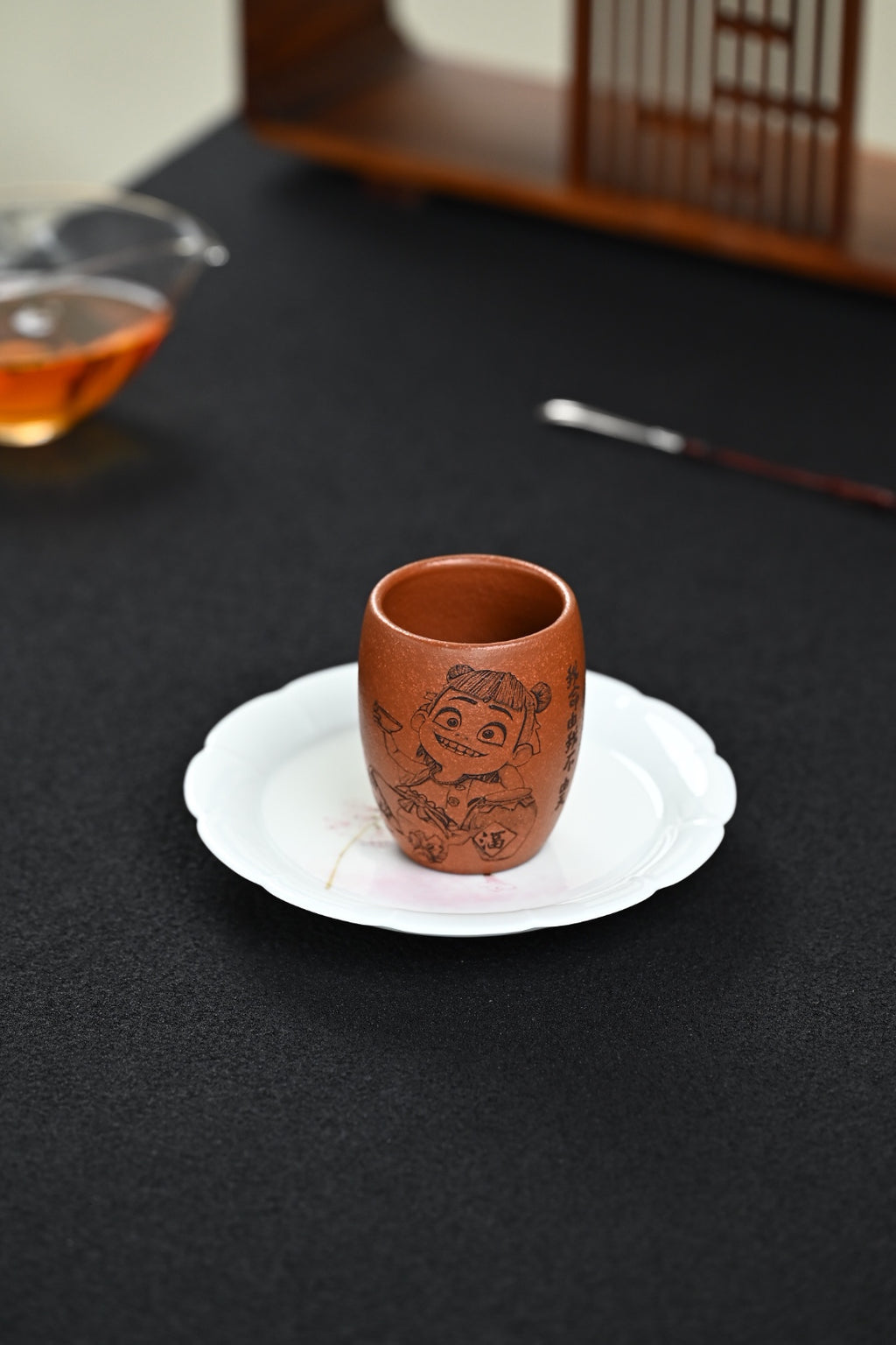 新品· 『主人杯』刻绘·哪吒 红降坡·容量130cc（🈵️）