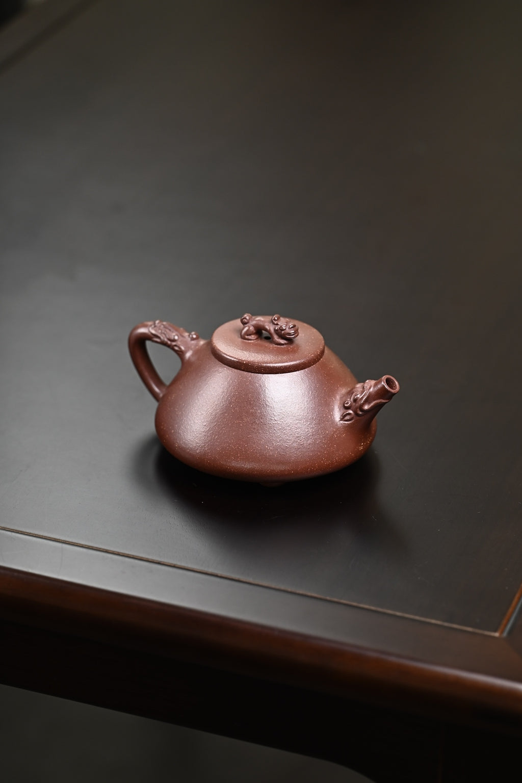 『子冶石瓢』套组 紫玉金砂·壶300cc·杯80cc内推·陈华军（国家级工艺美术师）