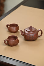 『四方龙尊』套组 紫玉金砂·壶280cc·杯80cc·内推·陈华军（国家级工艺美术师）