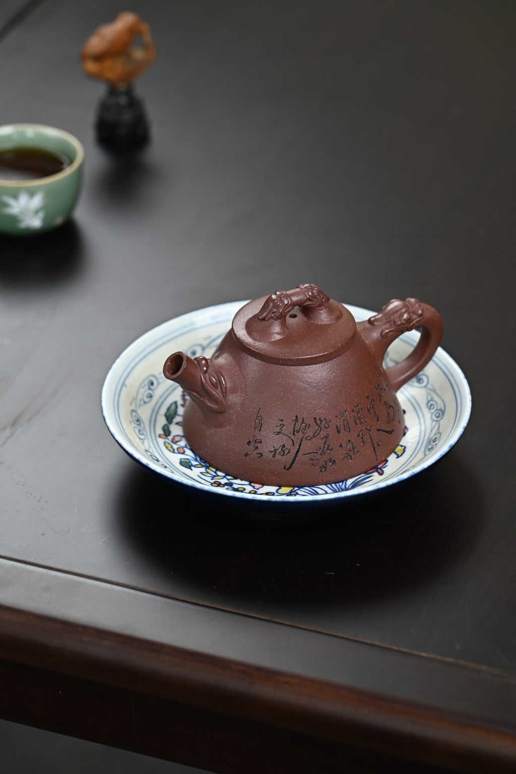 『霸王瓢』套组 紫玉金砂·壶180cc·杯80cc·内推·陈华军（国家级工艺美术师）