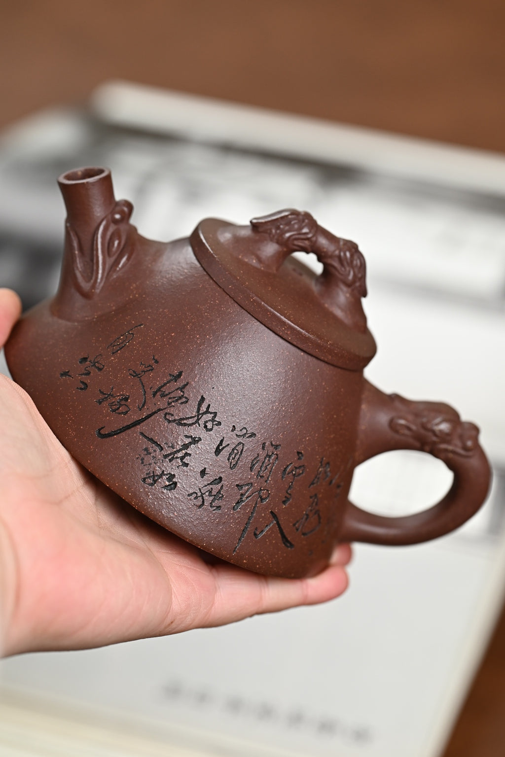 『霸王瓢』套组 紫玉金砂·壶180cc·杯80cc·内推·陈华军（国家级工艺美术师）