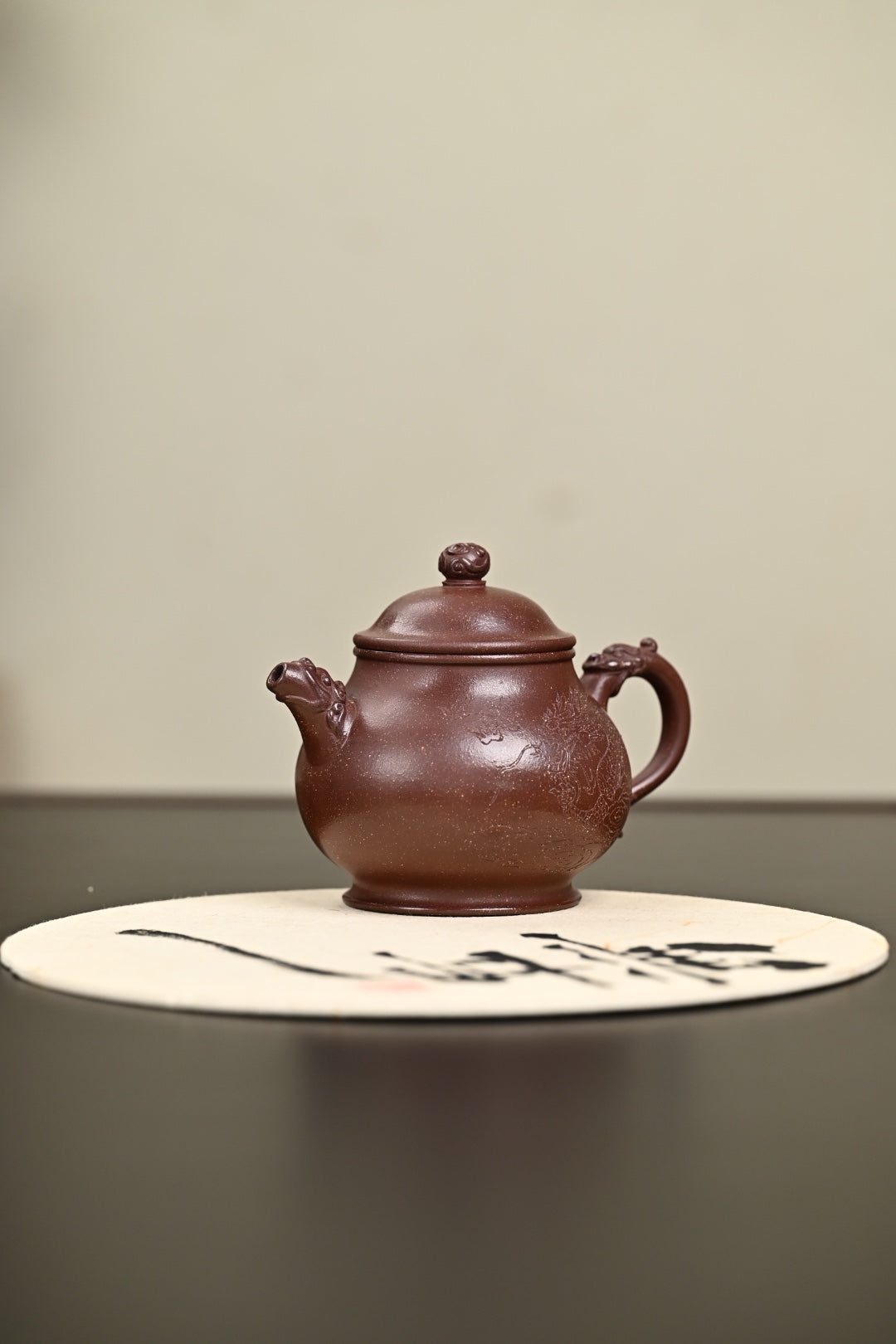 『潘壶』套组 紫玉金砂·壶260cc·杯80cc·内推·陈华军（国家级工艺美术师）