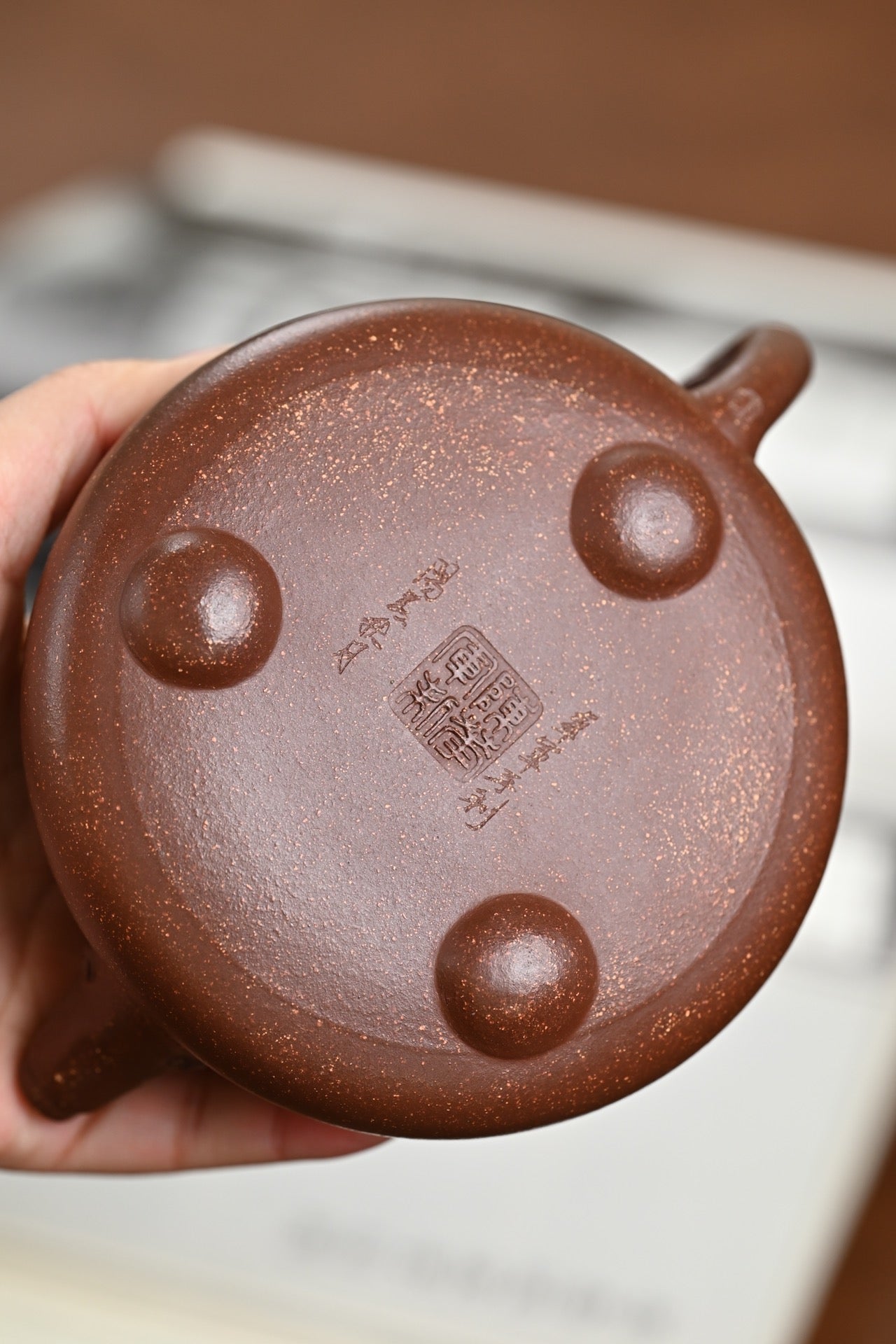 『石瓢』套组 紫玉金砂·壶280cc·杯80cc·内推·陈华军（国家级工艺美术师）