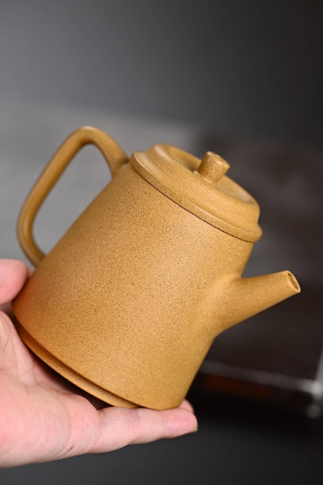 特惠· 『高风亮节』套组 黄金段·壶容量210cc·杯容量110cc·10孔出水·内推·陈老师