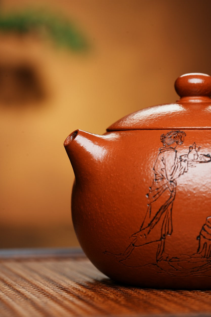 国工精品【西施】家藏鱼籽朱泥（稀有料，泡养效果极好）300cc