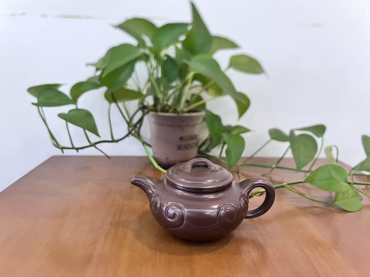 省大师之作【仿古如意】徐南--江苏省陶瓷艺术大师 文革紫泥（老师家藏料 好泡养）320cc