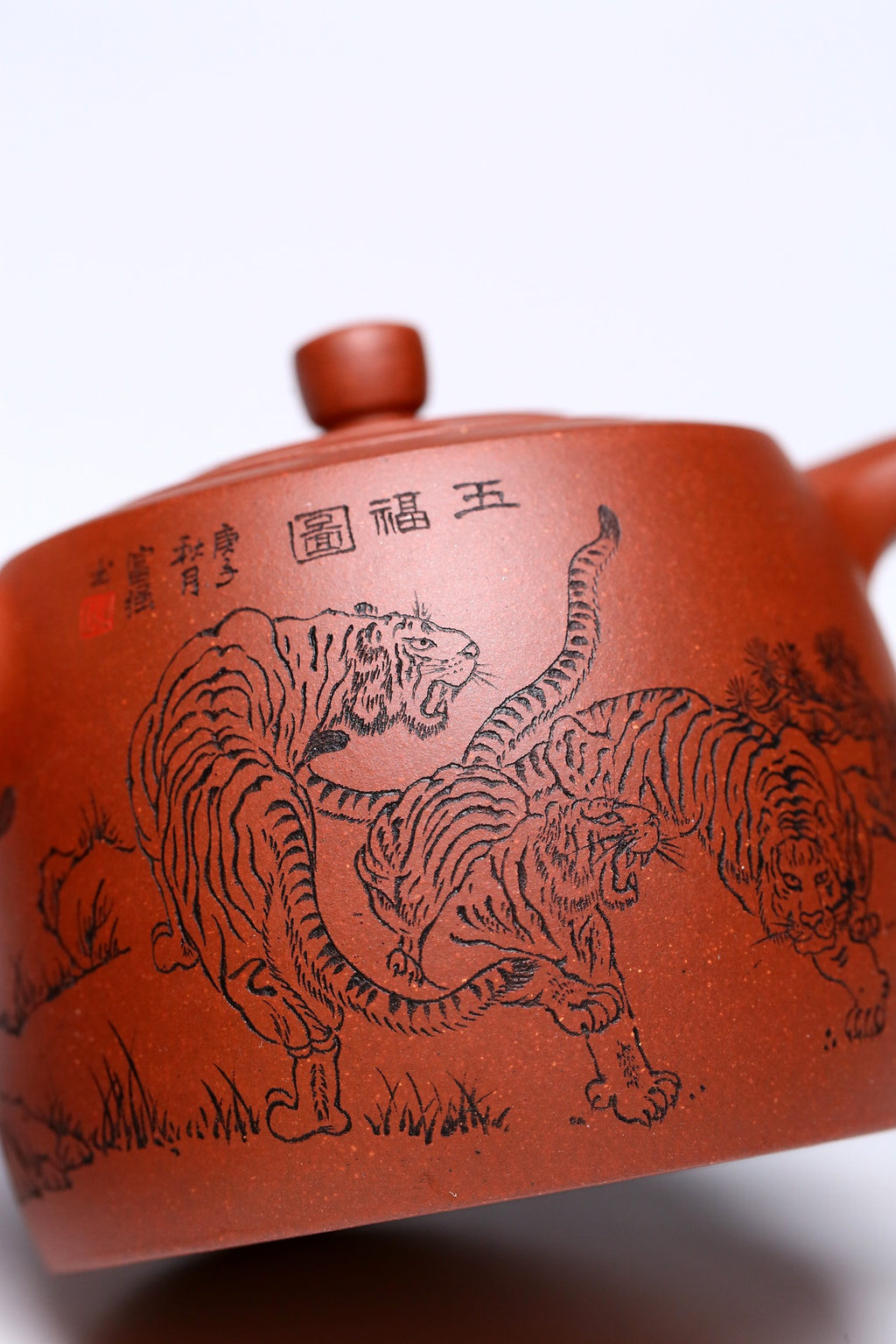 研究员级高级工艺美术师 ·江苏工艺美术大师 陈富强·五福临门 400CC