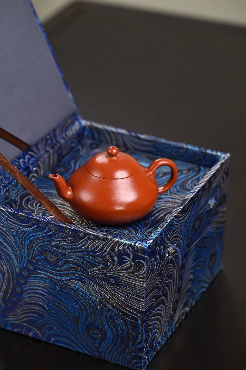 『梨形』 极品皱皮朱泥·容量160cc·7孔出水·内推·王老师