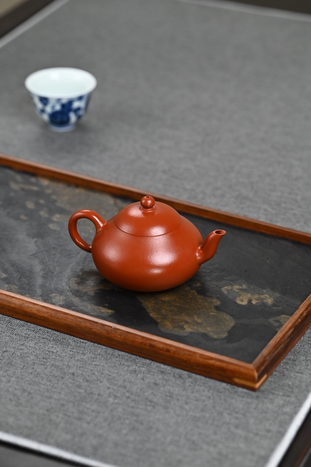 『梨形』 极品皱皮朱泥·容量160cc·7孔出水·内推·王老师