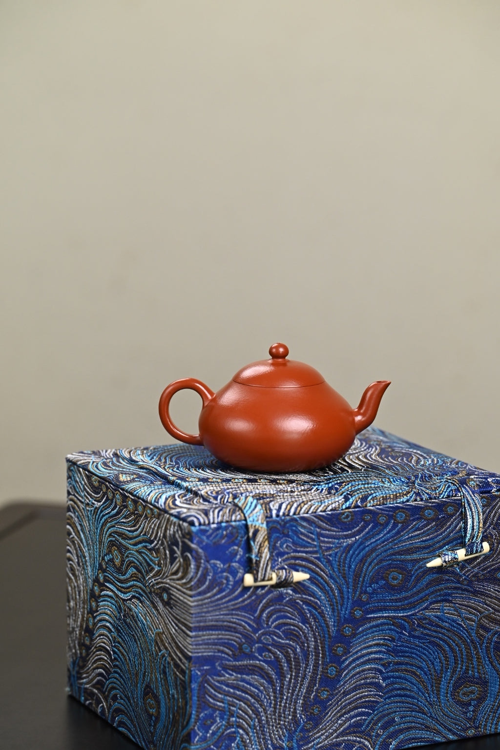 『梨形』 极品皱皮朱泥·容量160cc·7孔出水·内推·王老师