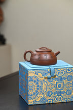 高工· 『腰线半月』 一厂老紫泥·容量210cc·7孔出水·内推·韩惠琴（国家级高级工艺美术师）