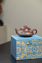 『汉棠石瓢』 一厂老紫泥·容量230cc·9孔出水·内推·韩惠琴（国家级高级工艺美术师）