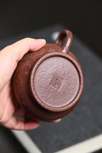 『虚扁』 紫玉金砂·容量170cc·7孔出水·内推·韩惠琴（国家级高级工艺美术师）