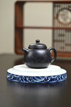 『匏尊』 石黄·容量190cc·9孔出水·内推·秦国萍（国家级高级工艺美术师）