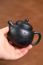 『匏尊』 石黄·容量190cc·9孔出水·内推·秦国萍（国家级高级工艺美术师）