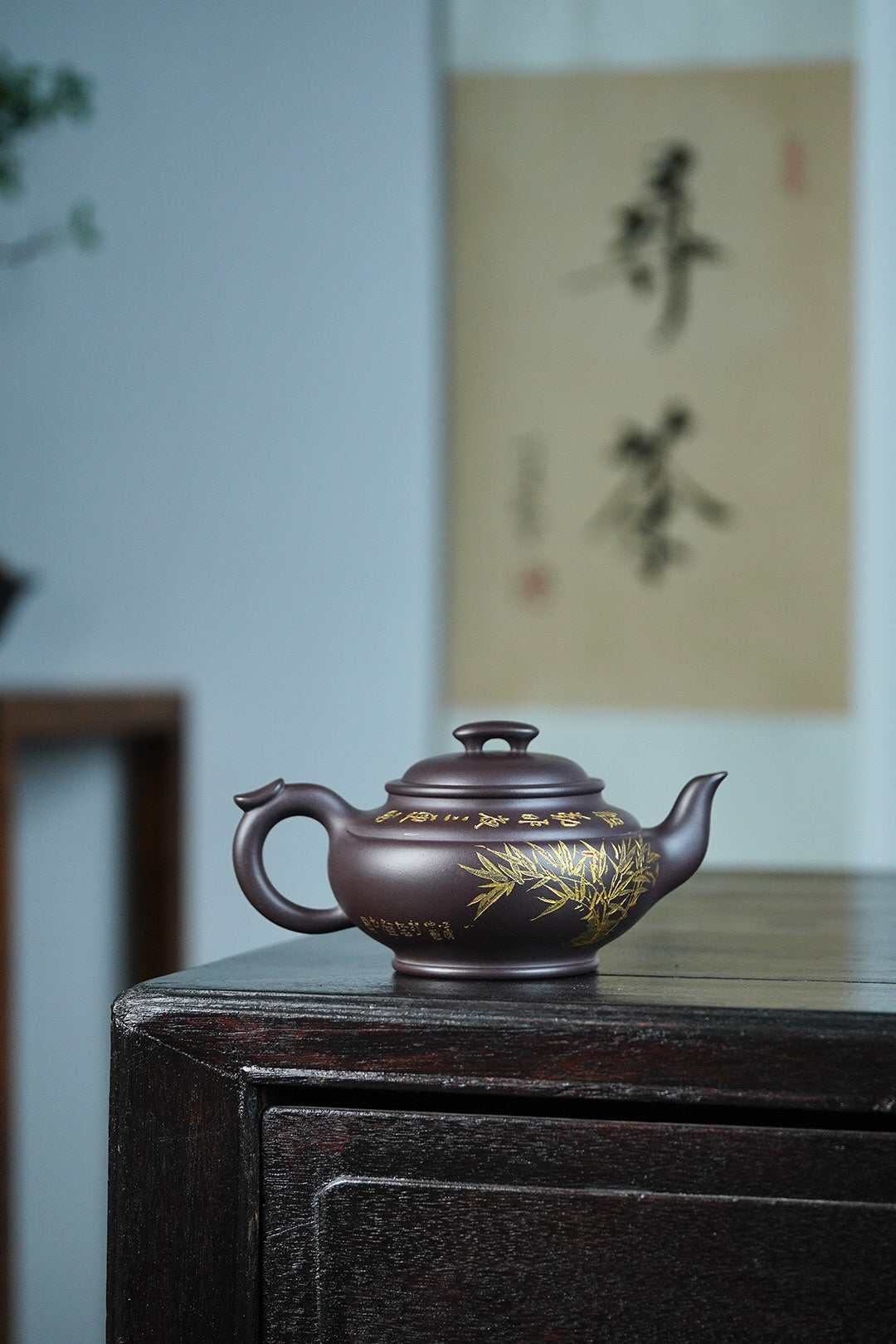 【上新桥】 制壶 万庆元（国家级高级工艺美术师） 原矿紫茄泥 容量 420cc